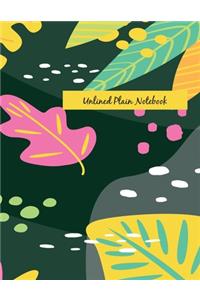 Unlined Plain Notebook