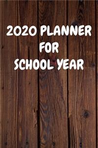 2020 Planner for School Year