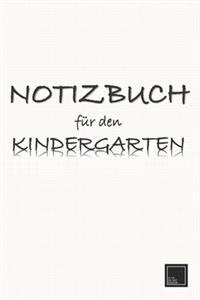 Notizbuch für den Kindergarten