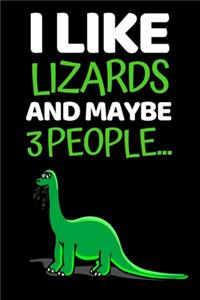 I Like Lizards And Maybe 3 People...