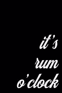 2020 Monthly and Weekly Planner Gift for Rum Drinkers - It's Rum O'Clock
