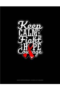 Keep Calm And Fight On Hope Courage