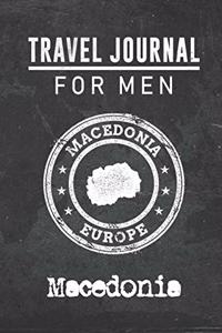 Travel Journal for Men Macedonia