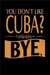 You Don't Like Cuba? Bye.