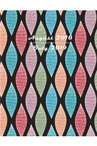 2018-2019 Planner Weekly And Monthly
