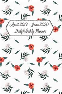 April 2019-June 2020 Daily / Weekly Planner: 15 Month Pretty Simple Agenda Best Day Planner Goal Setting Time Management Productivity Booster