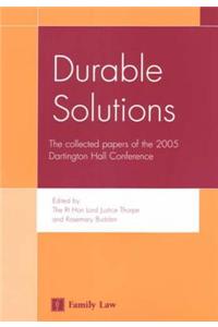 Durable Solutions