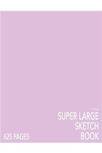 Icy Violet Super Large Sketchbook