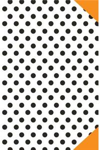 Journal Notebook Polka Dots & Orange