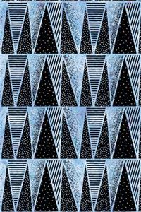 Journal Notebook Abstract Triangles Pattern 10