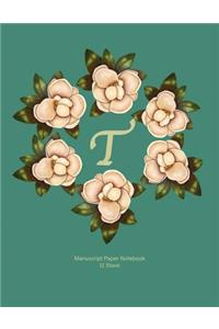 Manuscript Paper Notebook