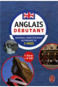 Coffret Anglais Debutant Livre 6 CD