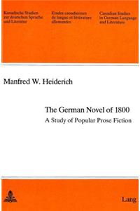 German Novel of 1800