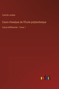 Cours d'analyse de l'École polytechnique