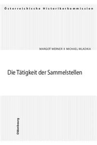 Die Tatigkeit Der Sammelstellen.