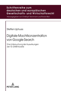 Digitale Machtkonzentration von Google Search