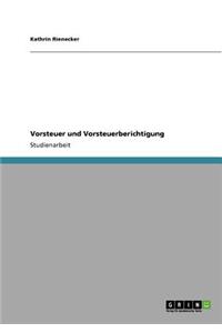 Vorsteuer und Vorsteuerberichtigung