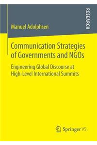 Communication Strategies of Governments and Ngos