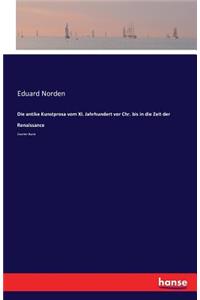 antike Kunstprosa vom XI. Jahrhundert vor Chr. bis in die Zeit der Renaissance