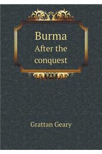 Burma After the conquest