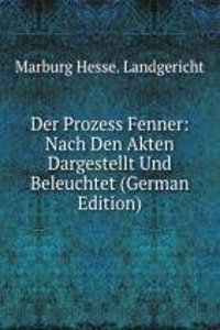 Der Prozess Fenner: Nach Den Akten Dargestellt Und Beleuchtet (German Edition)
