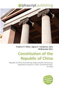 Constitution of the Republic of China