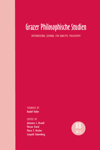Grazer Philosophische Studien, Vol. 88 – 2013