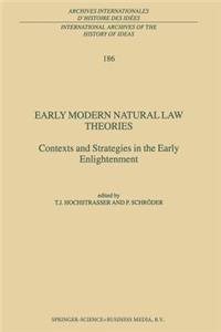 Early Modern Natural Law Theories