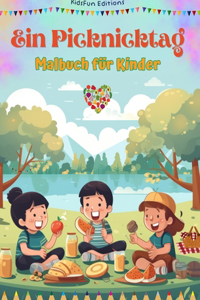 Picknicktag - Malbuch für Kinder - Kreative und spielerische Designs, die das Leben im Freien fördern