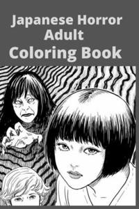 Japanese Horror Adult Coloring Book