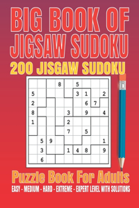 Big Book of Jigsaw Sudoku For Adutls