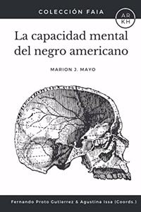 La capacidad mental del negro americano