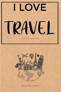 I LOVE TRAVEL - Kids Travel Journal Hawaii