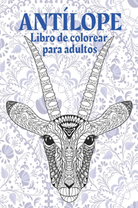 Antílope - Libro de colorear para adultos