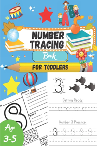 Number tracing Book For Toddlers Age 3-5