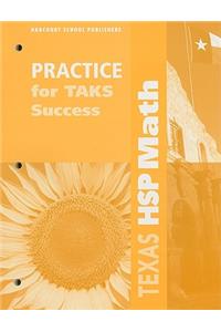 Texas HSP Math Practice for TAKS Success, Grade 4