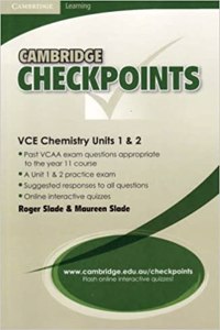 Cambridge Checkpoints Vce Chemistry Units 1 and 2