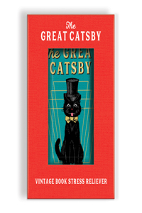 Great Catsby Vintage Book Stress Reliever
