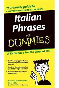 Italian Phrases For Dummies: (For Dummies)