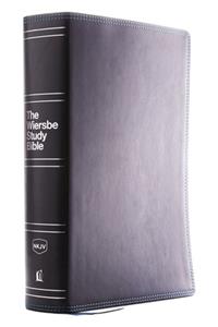 Nkjv, Wiersbe Study Bible, Leathersoft, Black, Indexed, Comfort Print