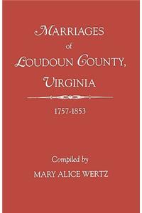 Marriages of Loudoun County, Virginia, 1757-1853