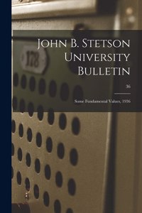 John B. Stetson University Bulletin