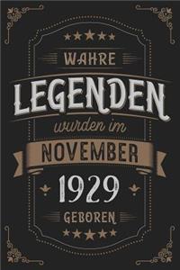 Wahre Legenden wurden im November 1929 geboren