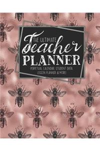 The Ultimate Teacher Planner Perpetual Calendar, Student Data, Lesson Planner & More