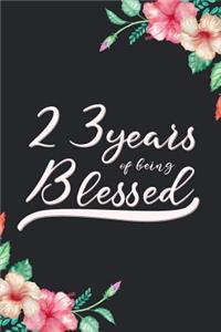 Blessed 23rd Birthday Journal
