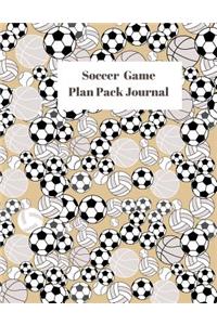 Soccer Game Plan Pack Journal