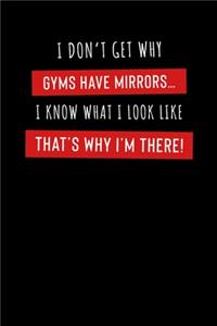 I Don't Get Why Gyms Have Mirrors...I Know What I Look Like That's Why I'm There!