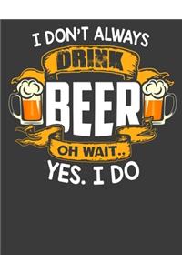 I Don't Always Drink Beer Oh Wait