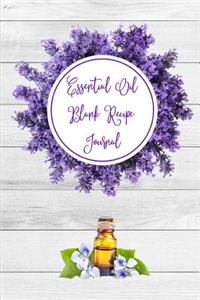 Essential Oil Blank Recipe Journal