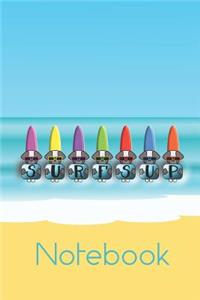 Shih Tzu Surf's Up Notebook